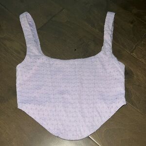 Princess Polly Lilac Crop Top